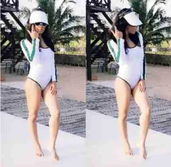 BBNaija: Nina Rocks Swimsuit (Photos)